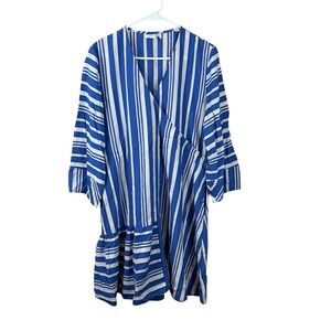 Chinti & Parker Striped Blue/White‎ Parasol Dress NO BELT SZ: 8